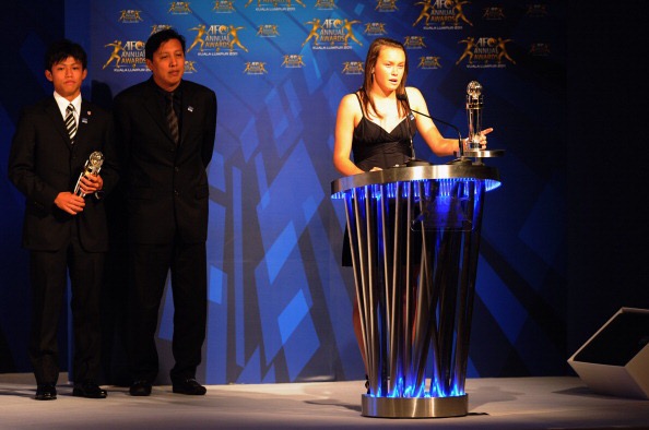 Foord Winning AFC Young Player of the Year in 2011