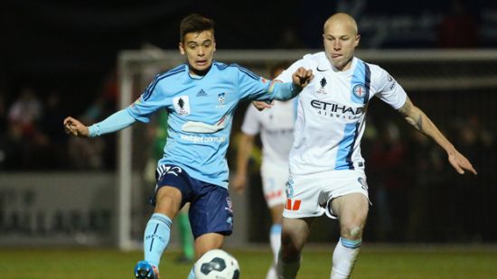 Three Sky Blues In Young Socceroos