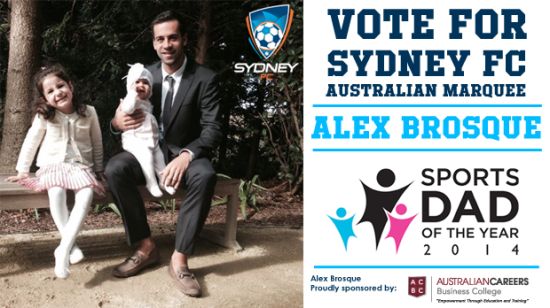 Vote For Alex Brosque As Sports Dad Of The Year