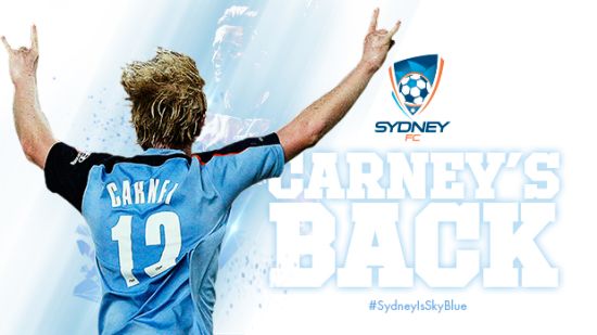 Championship Winner David Carney Returns To Sydney FC
