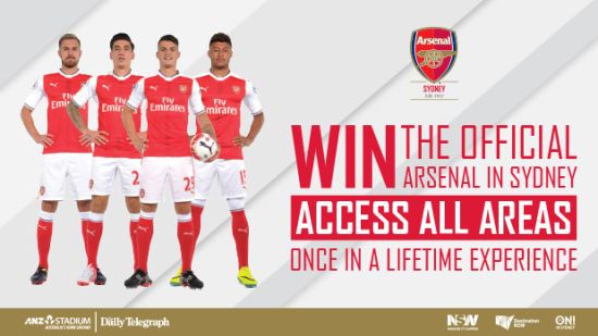 Win The Ultimate Arsenal In Sydney Experience
