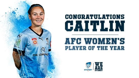 Caitlin Foord Wins AFC Player Of The Year