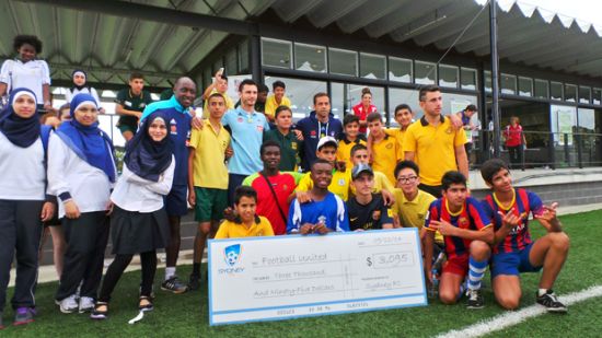 Sky Blues Raise Funds For Football United