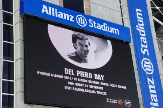 It’s Del Piero Day – A League Tickets On Sale