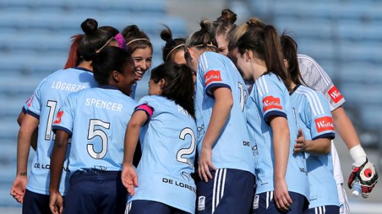 Seven Sky Blues In Matildas Training Camp