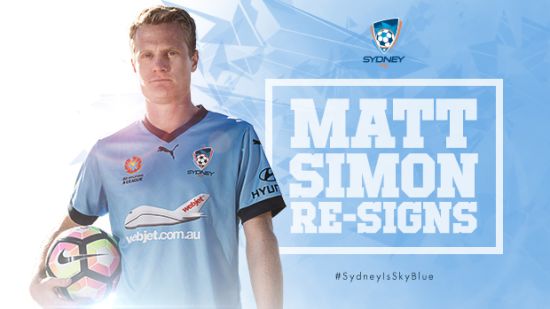 Sydney FC Re-Sign Matt Simon