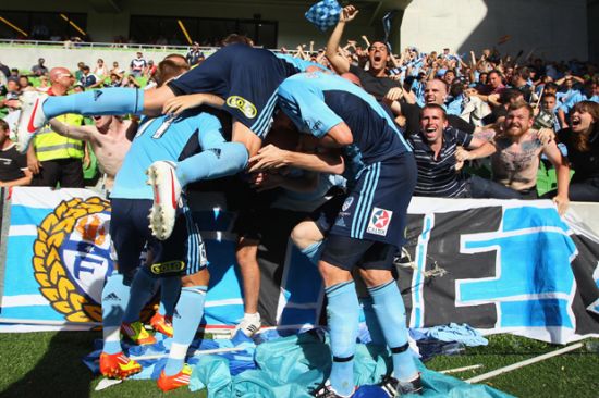 Celebrate with the Sydney FC Players