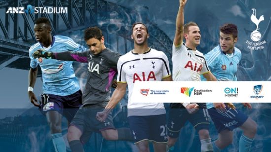 Sydney FC And Tottenham Hotspur Play For AIA Cup