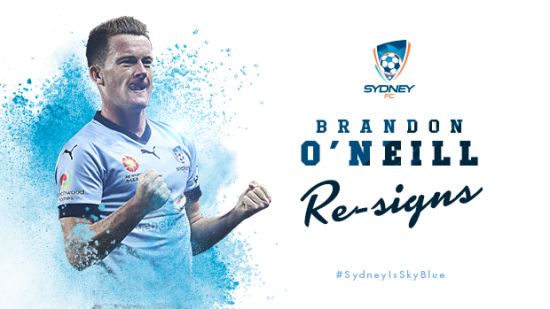 Sydney FC Re-Sign Brandon O’Neill