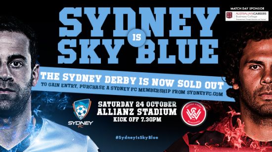 Sydney Derby Sold Out For 4th Consecutive Game