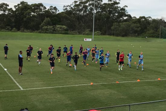Sydney FC Academy Stars In Young Socceroos Trial