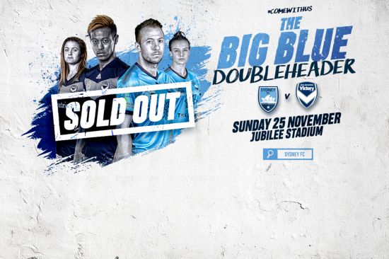 Sydney FC Sell Out #BigBlue At Jubilee Stadium