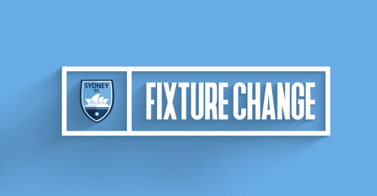 Sydney FC’s A-League & Westfield W-League Fixture Changes