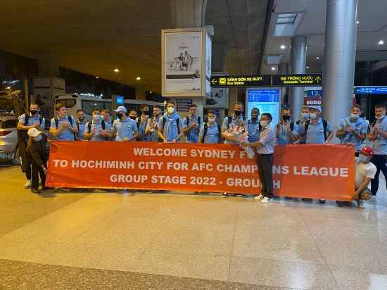 Sydney FC Arrive In Vietnam For ACL 2022